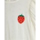 Strawberry schiffli woven dress
