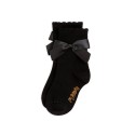 Satin bow Socks
