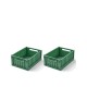 Weston storage box S - 2pack - dusty ivy