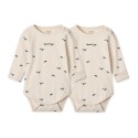 Yanni body long sleeve 2-pack - mini whale
