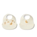 Ember Silicone Bib - 2 Pack - Elephant