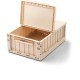 Weston storage box M with wheels - sandy