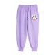Cat chenille sweatspants