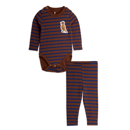 Bear Stripe baby set