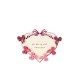 6 pack Micki bow hair clips- pink