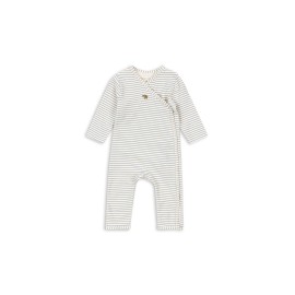Basic Newborn onesie - Stripe blue
