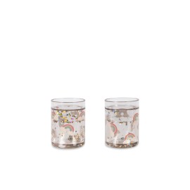 2 PACK GLITTER CUPS -rainbow