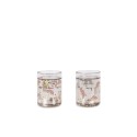 2 PACK GLITTER CUPS -rainbow