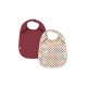 2 Pack Dinner bib - coeur glitter