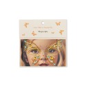 Butterfly Face jewels - lemonade