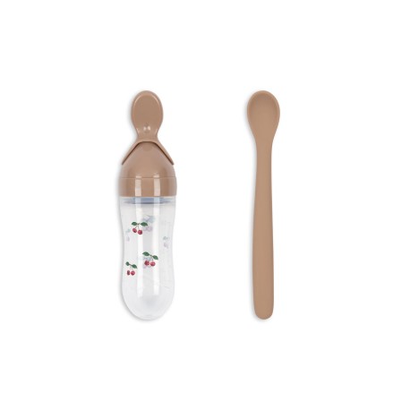 Food feeding set - cherry blush