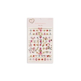 Jewellery tattoos and gem stones - heart