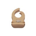 2 PACK SILICONE BIBS - Swan
