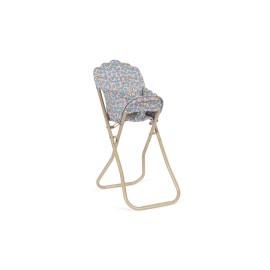 Doll high chair - Fleur rosier