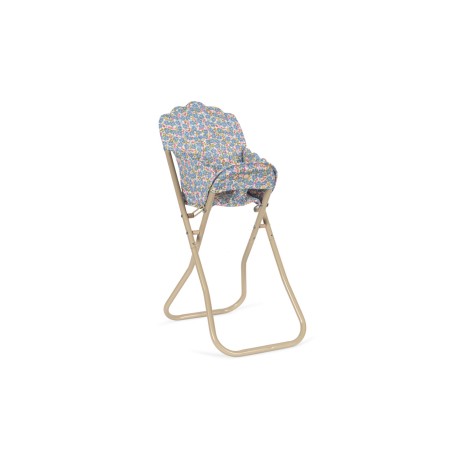 Doll high chair - Fleur rosier