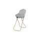 Doll high chair - Fleur rosier