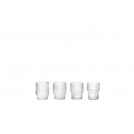 Ripple Glass - set of 4