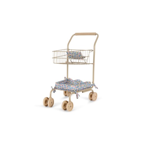 Kids Shopping cart - Fleur rosier