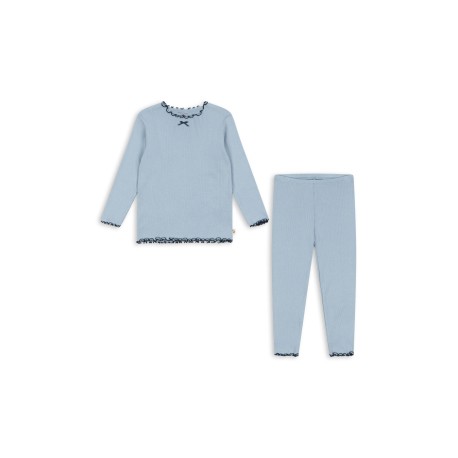Rivi rib set - blue fog
