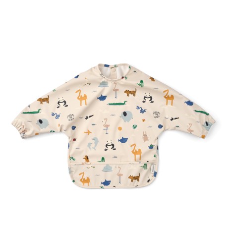 Merle cape bib - Around the World