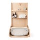Sebra wall mounted Changing Table - wooden edition