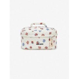 Toys all over quilted pouch