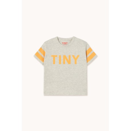 Stripes Tiny tee- cream heather