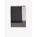 Colour block throw - Grey