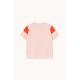 Tiny Color block tee - pink