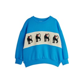 Panther panel sweatshirt