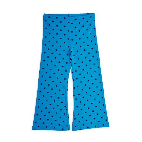 Polka flared trousers