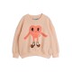 Heart in shoes chenille sweatshirt