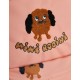 Doggies school backpack - pink