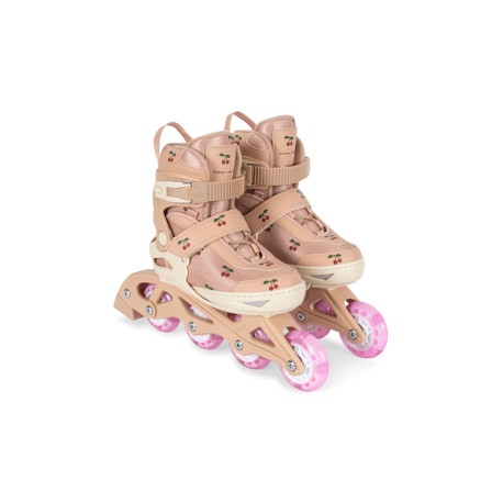 Light up roller skates - cherry