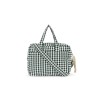 Doll bag - green check
