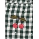 Doll bag - green check