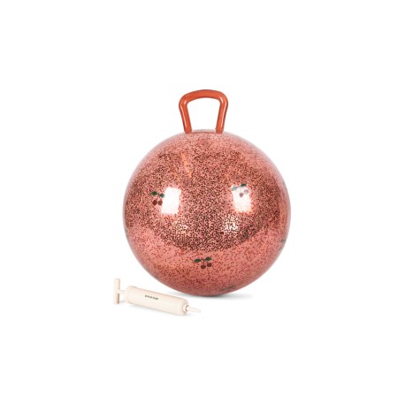 Glitter jump ball - cherry