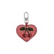 Beaded key chain - cherry