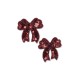 2 pack velvet bow hair clips - Barbados