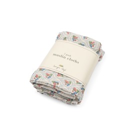 3 pack muslin cloth - Verona blues
