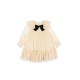 Bow dress - parchment