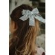 Glitter velvet bow