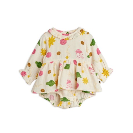 Mini Leopard Puff sleeve body