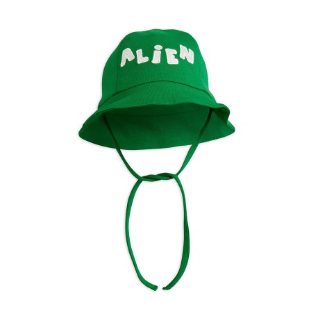 Alien baby hat - green