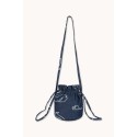 Big Swans denim bucket bag