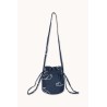 Big Swans denim bucket bag