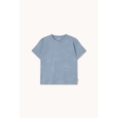 Tiny Giverny knitted tee