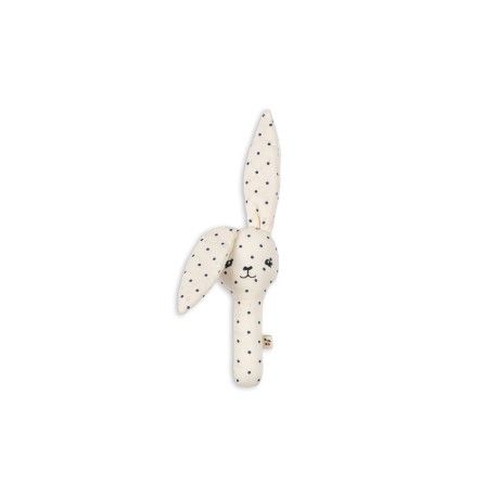 Hand rattle bunny- estate dot
