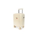 Travel suitcase - Navy dots