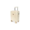 Travel suitcase - Navy dots